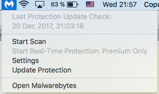 malwarebytes for mac reviews 2017